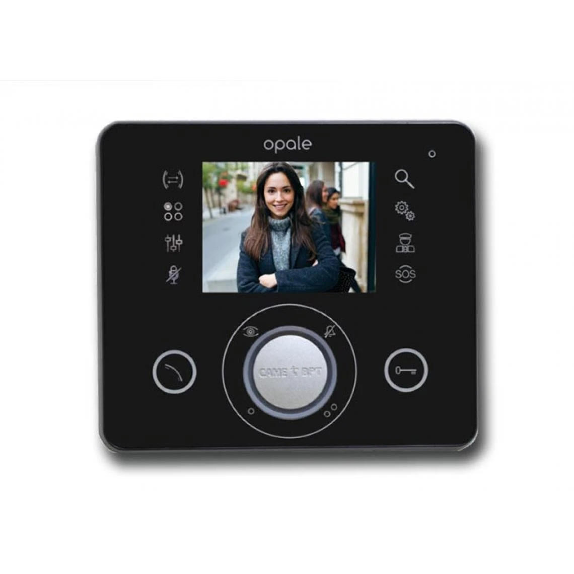 Came Bpt Vidéophone Mains Libres Noir Lcd Opale Black 62100280