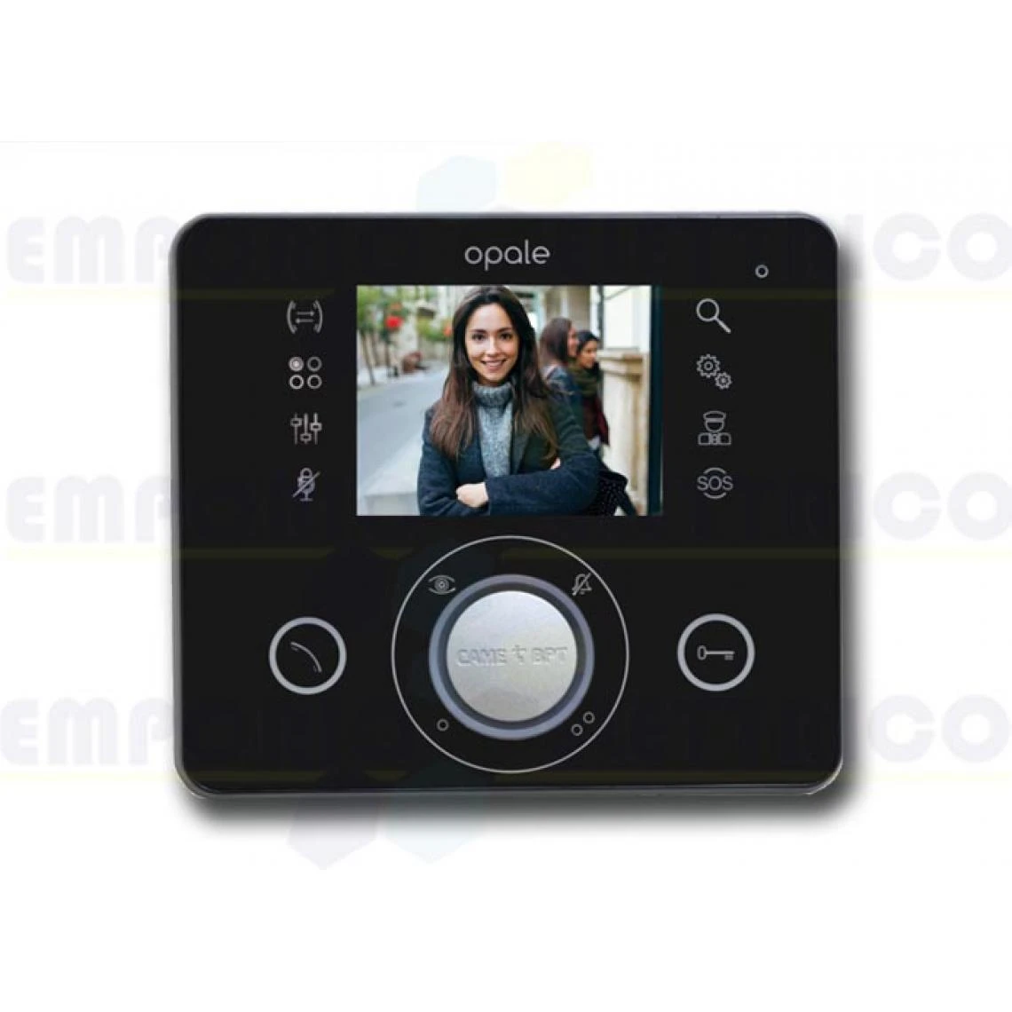 Came Bpt VidĂ©ophone Mains Libres Noir Lcd Opale Black 62100280 â Image 3