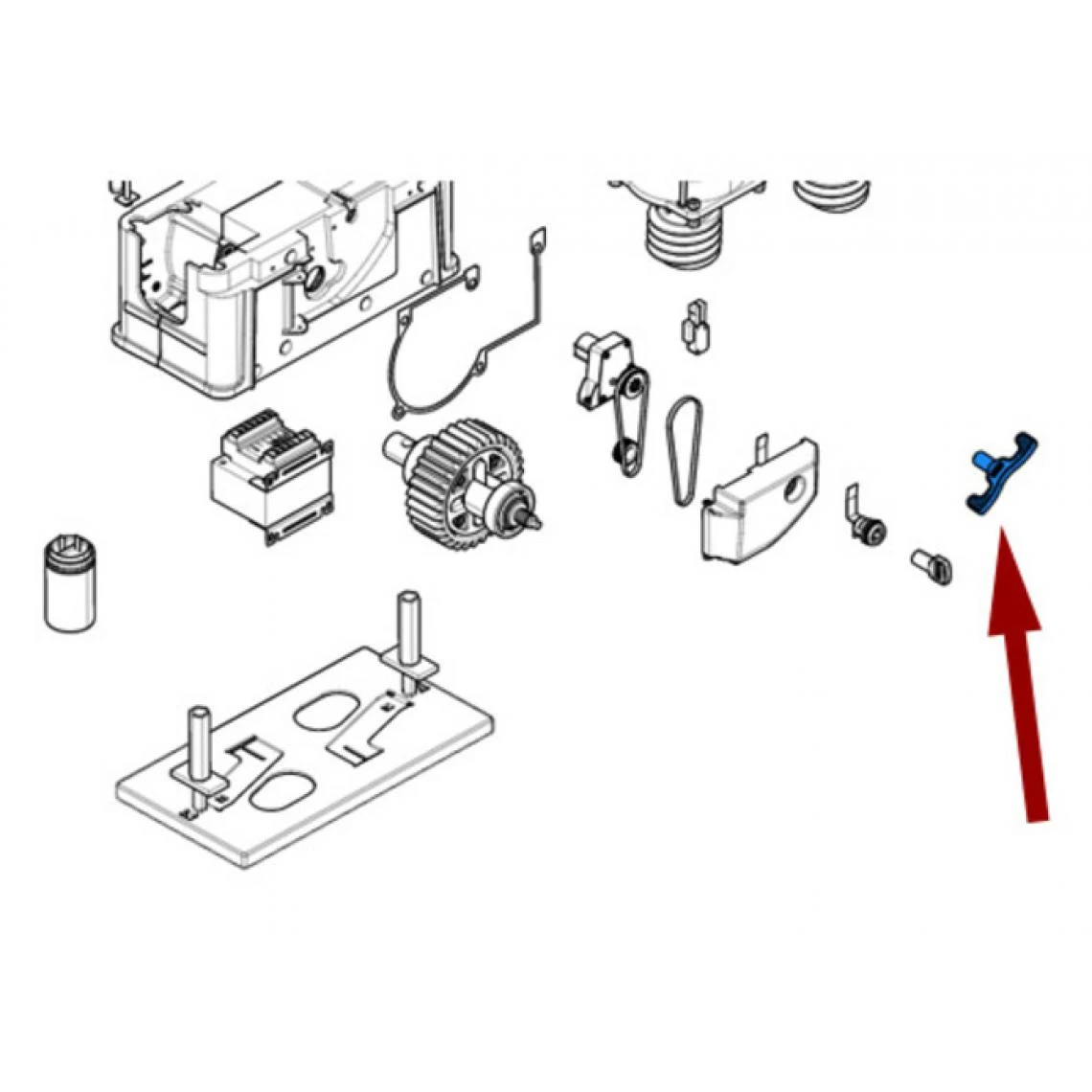 Came Pièce Détachée Clé De Déverrouillage Bk 119ribk054