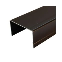 Slid'Up By Mantion Carter D'habillage WINEO Aluminium Brun RAL 8019, L 800 Mm