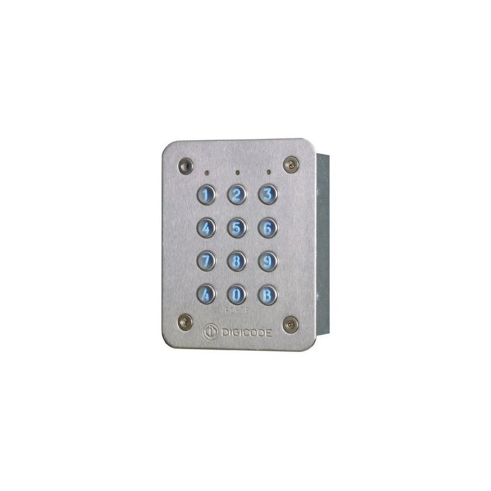 CDVI Digicode CAASE En INOX Rétro éclairé Avec électronique Intégrée ...