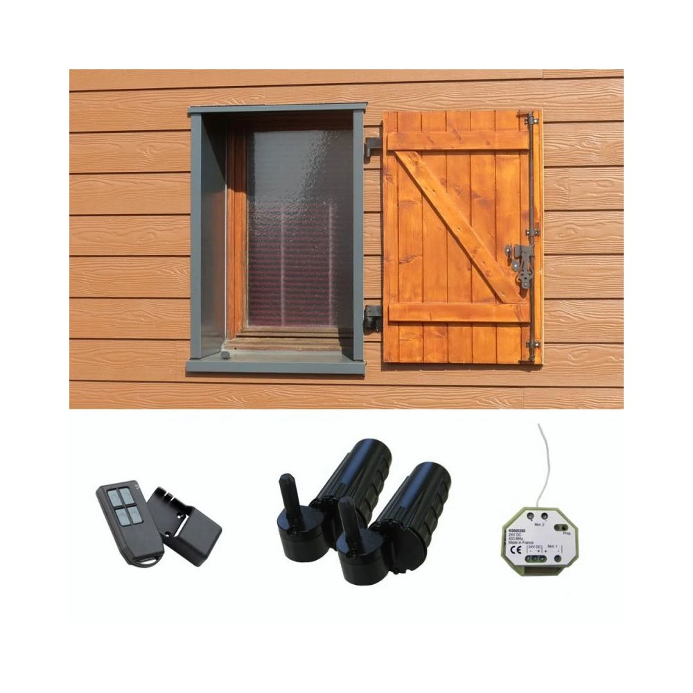 Slid'Up By Mantion Double Motorisation Volet 1 Battant Droit URANUS Radio - Gond Ø 14 – Image 2