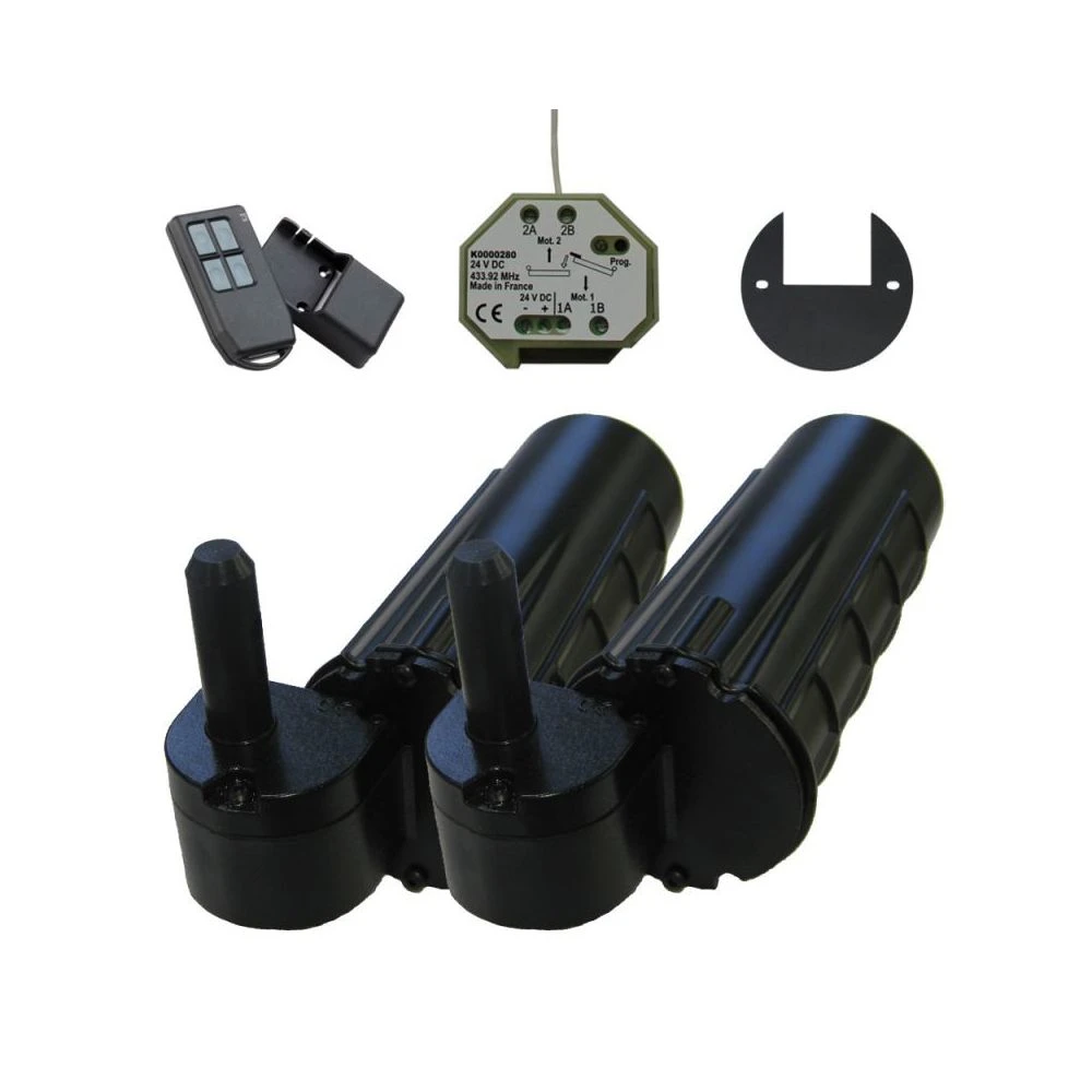 Slid'Up By Mantion Double Motorisation Volet 1 Battant Droit URANUS Radio - Gond Ø 14