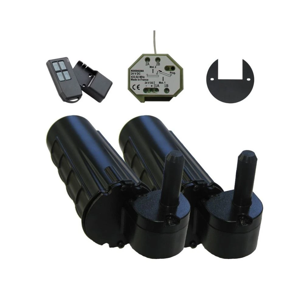 Slid'Up By Mantion Double Motorisation Volet 1 Battant Gauche URANUS Radio - Gond Ø 12