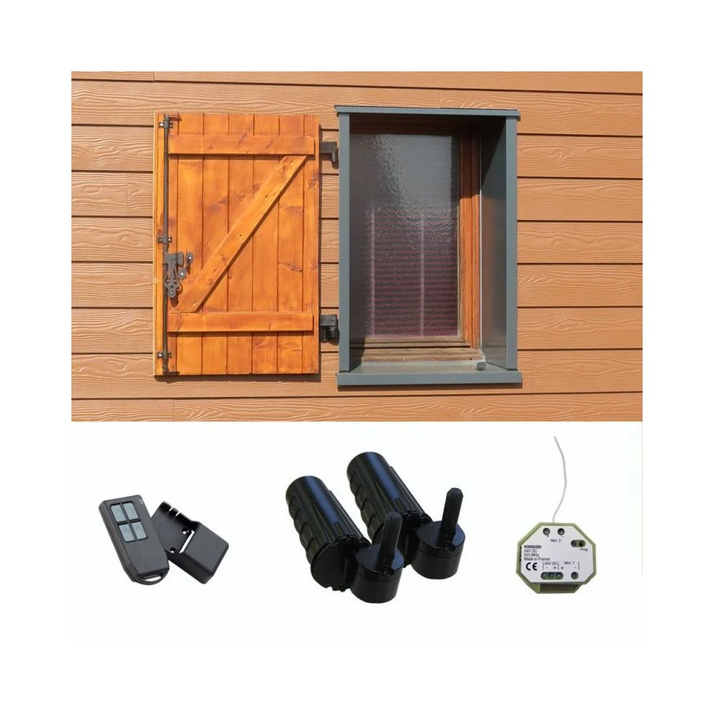 Slid'Up By Mantion Double Motorisation Volet 1 Battant Gauche URANUS Radio - Gond Ø 12 – Image 2