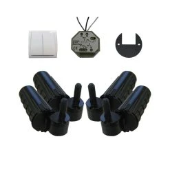 Slid'Up By Mantion Double Motorisation Volets 2 Battants URANUS Filaire - Gond Ø 12