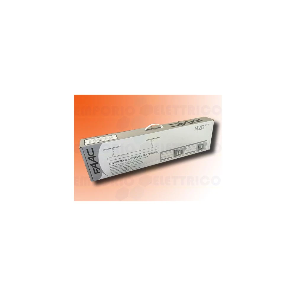 Faac Kit Automation Volets Battants N2d Kit Marron 105776fr (ex 105742...