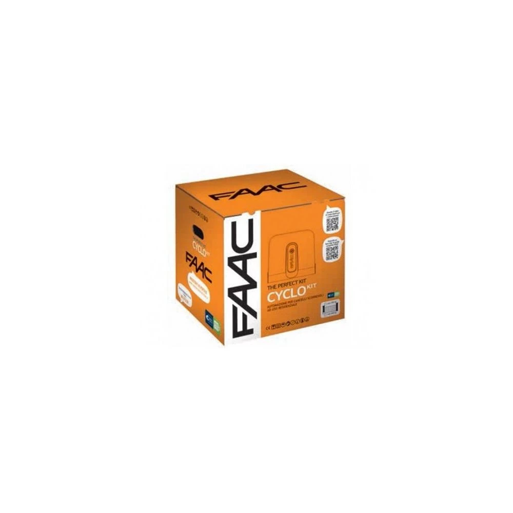 Faac Kit Motorisation 24v 400 Kg Cyclo Kit Perfect 105916fr