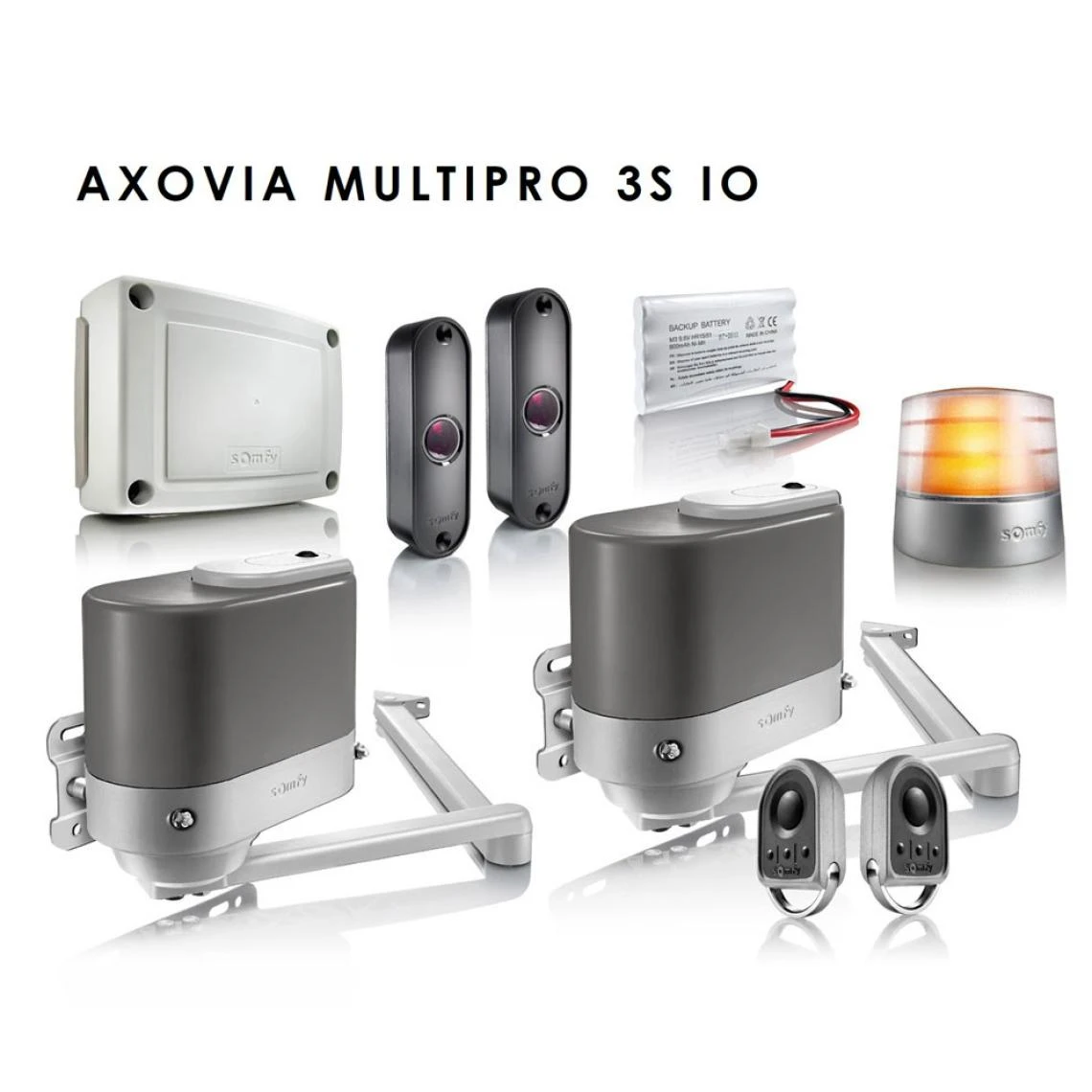 Divers Marques Kit Motorisation Ă Bras Automatisme De Portail Battant AXOVIA MULTIPR...