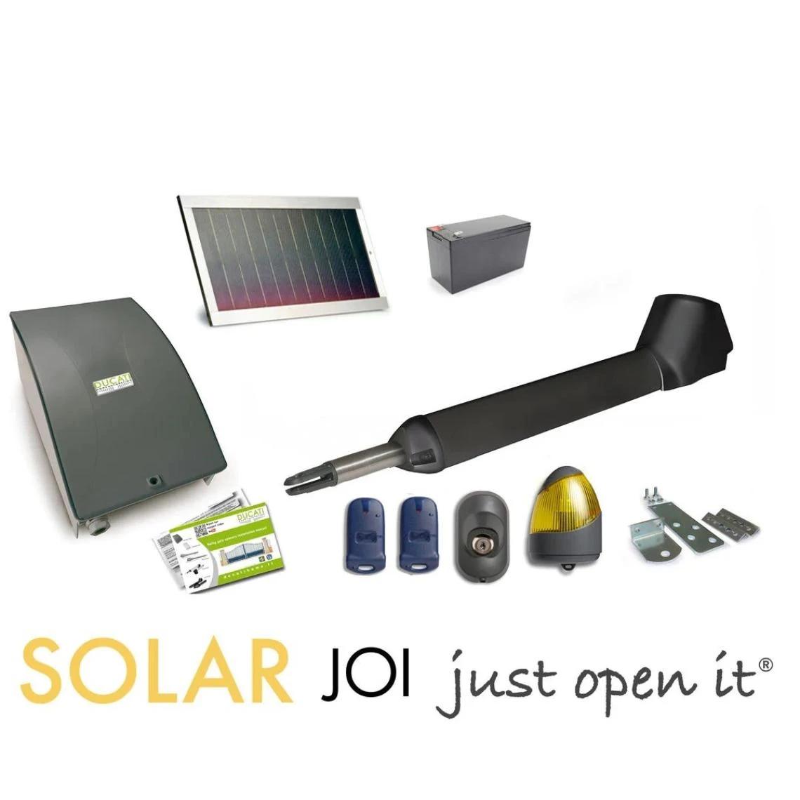 Divers Marques Kit Motorisation Portail Solaire Ducati Home Automation SW7000T SOLAR ...
