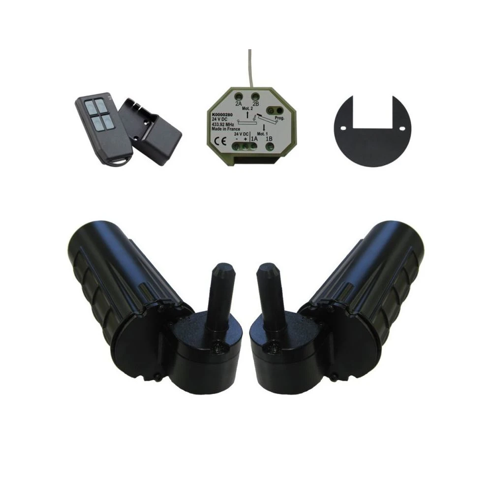 Slid'Up By Mantion Motorisation Volets 2 Battants URANUS Radio - Gond Ø 14