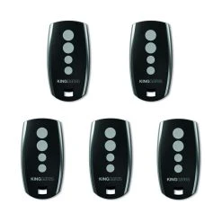 Divers Marques Pack 5 Télécommandes Portail Emetteur Radio King-Gates Stylo 4 Noire...