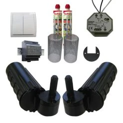 Slid'Up By Mantion Pack Motorisation Pour Volets 2 Battants URANUS Filaire - Gond Ă 14 P...