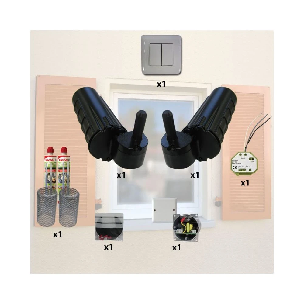 Slid'Up By Mantion Pack Motorisation Pour Volets 2 Battants URANUS Filaire - Gond Ø 14 P... 4 Slid'Up By Mantion Pack Motorisation Pour Volets 2 Battants URANUS Filaire - Gond Ø 14 P... – Image 2