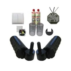 Slid'Up By Mantion Pack Motorisation Pour Volets 2 Battants URANUS Filaire - Gond Ă 14 P...