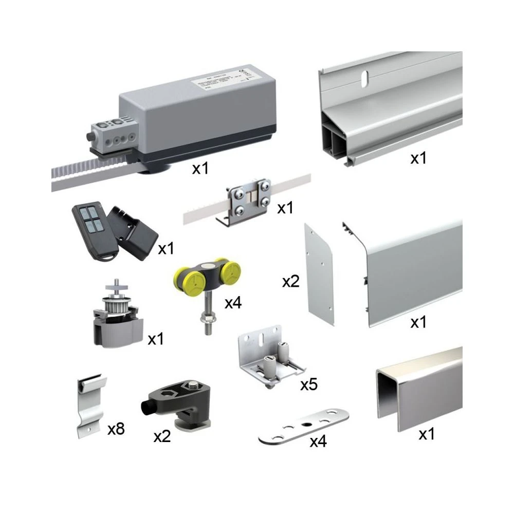 Slid'Up By Mantion Pack Motorisé Radio Pour Volet Coulissant 2 Vantaux - Largeur Baie 1,... – Image 2