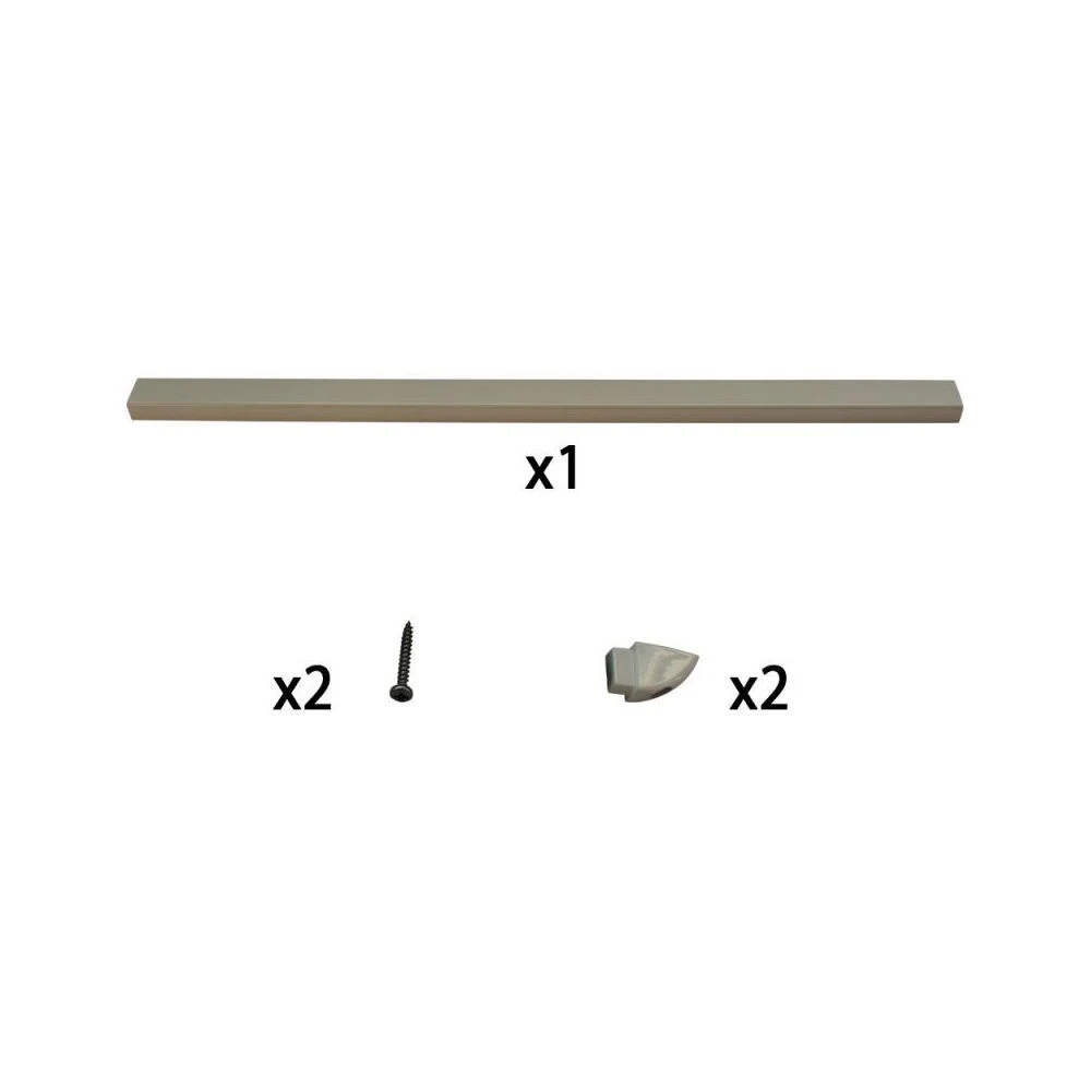 Slid'Up By Mantion Rail 42 Cm Aluminium Avec Embouts Coloris Blanc RAL 9010 Pour Motorisa... – Image 2