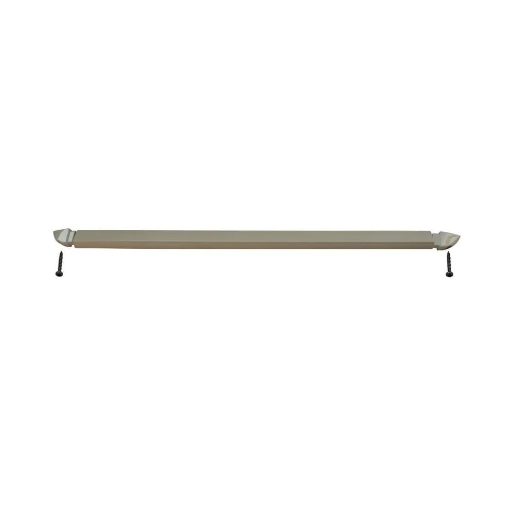 Slid'Up By Mantion Rail 42 Cm Aluminium Avec Embouts Coloris Blanc RAL 9010 Pour Motorisa...