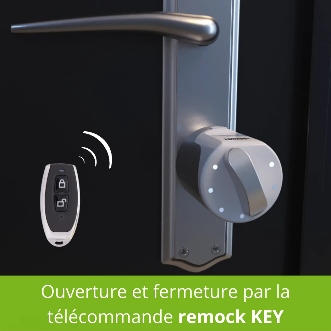Remock Lockey Serrure électronique Intelligente Remock MAGIC En Couleur Nickel 31x3... – Image 3